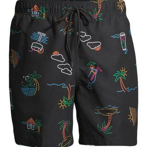 George Big Men's 6" Novelty Swim Trunk Size 3XL